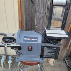 Porter-Cable Pcb420sa 5 Amp 4
in. x 8 in. Bench Belt/Disc Sander