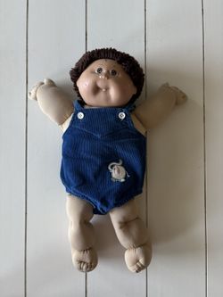Rare Vintage Cabbage Patch Kid 1985 Brown Hair Brown Eyes