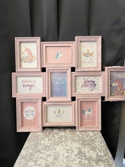 Pink Unicorn Photo Frame