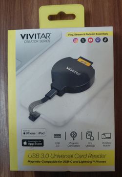 Vivitar Creator Series USB 3.0 Universal Card Reader