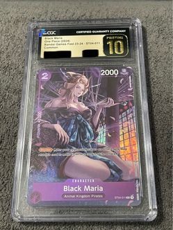 Black Maria One Piece CGC Pristine 10 ST04-011