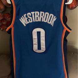 Gently Used RUSSEL WESTBROOK SIZE 48 Jersey.