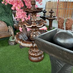 Concrete Fountains Planters Benches 