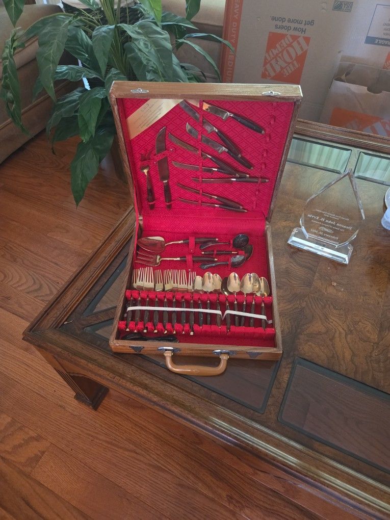 Vintage Silverware Set From Thailand
