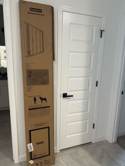 Dog door insert
