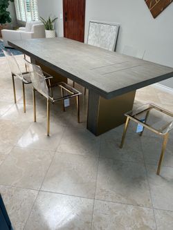 RESTORATION HARDWARE GAGE RECTANGULAR DINING TABLE