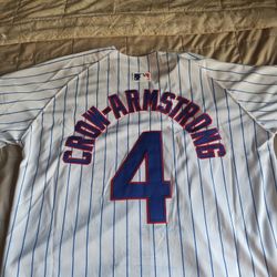 Pete Crow Armstrong Chicago Cubs Home Light Jerseys All Sizes For Now