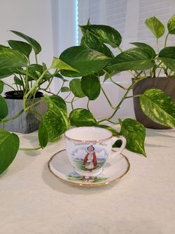 Souvenir of Wales Teacup & Saucer
