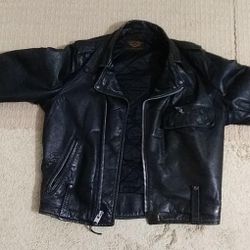 1950s Women's Harley Davidson Leather Jacket.