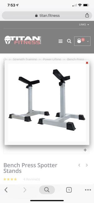 Titan Bench Press Spotter Stand For Sale In Haslet Tx Offerup