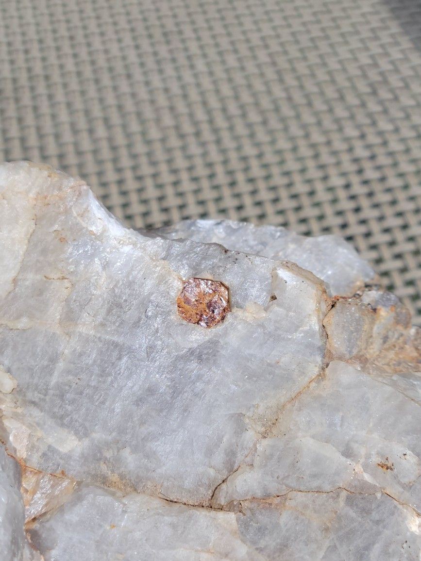 Rare Smoky Quartz With Hematite And Spessartine Garnet Inclusions Crystal Rock
