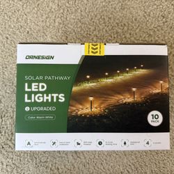Solar Pathway Led Lights 10 Pack