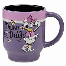 Disney Store Daisy Duck Coffee Mug Lavender "Well I Never" 12 oz