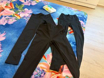 Black High-Waist Leggings Bundle of 3