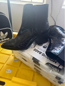 Steve Madden Snakeskin Boots Size 9