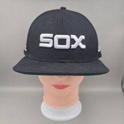 New Era 59Fifty Cooperstown Collec. Chicago White Sox Wool Fitted Hat Size 7 5/8