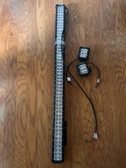Road Light Bar and Pod Light Set