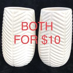 Ceramic Vase (BOTH FOR $10) / Vases / Flower Vases