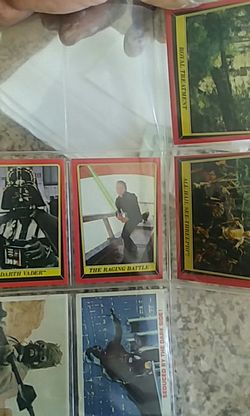 Star wars trading cards1977-83