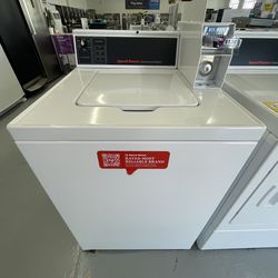 Speed Queen TV4 Commercial Washer Coin Slide, 3.19 Cu Ft Cycles, 6 Wash Cycles