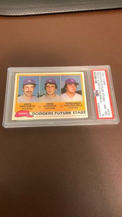1981 Topps Dodgers Future Stars PSA 8