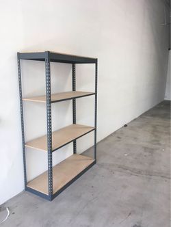 Industrial Racks 48 in W x 18 in D Used 4 Tier Storage Shelving Delivery Available