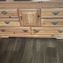 Vintage Rustic wooden dresser