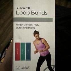 Gaiam 3-Pack Loop Resistance Bands (New)