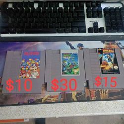 Nintendo NES Video Games Tmnt Friday 13th Back To Future Ninja Castlevania Jaws