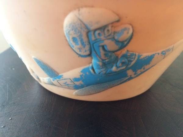Vintage 1961 Hanna Barbera Huckleberry Hound Cereal Bowl