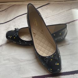 Cole Haan Downtown Navy Ballet Flats Size 9.5