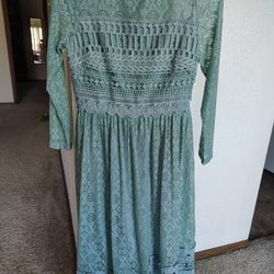 ASOS green Lace Dress- size 6- Brand New With Tags