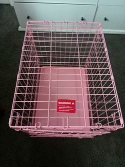 Pink Dog Cage