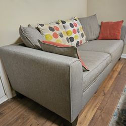 72 Inch Well Maintained Modern Sofa