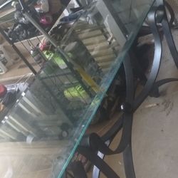 Glass table long
