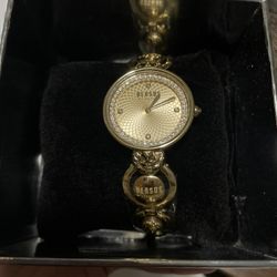 Womens Gold Versace Watch 