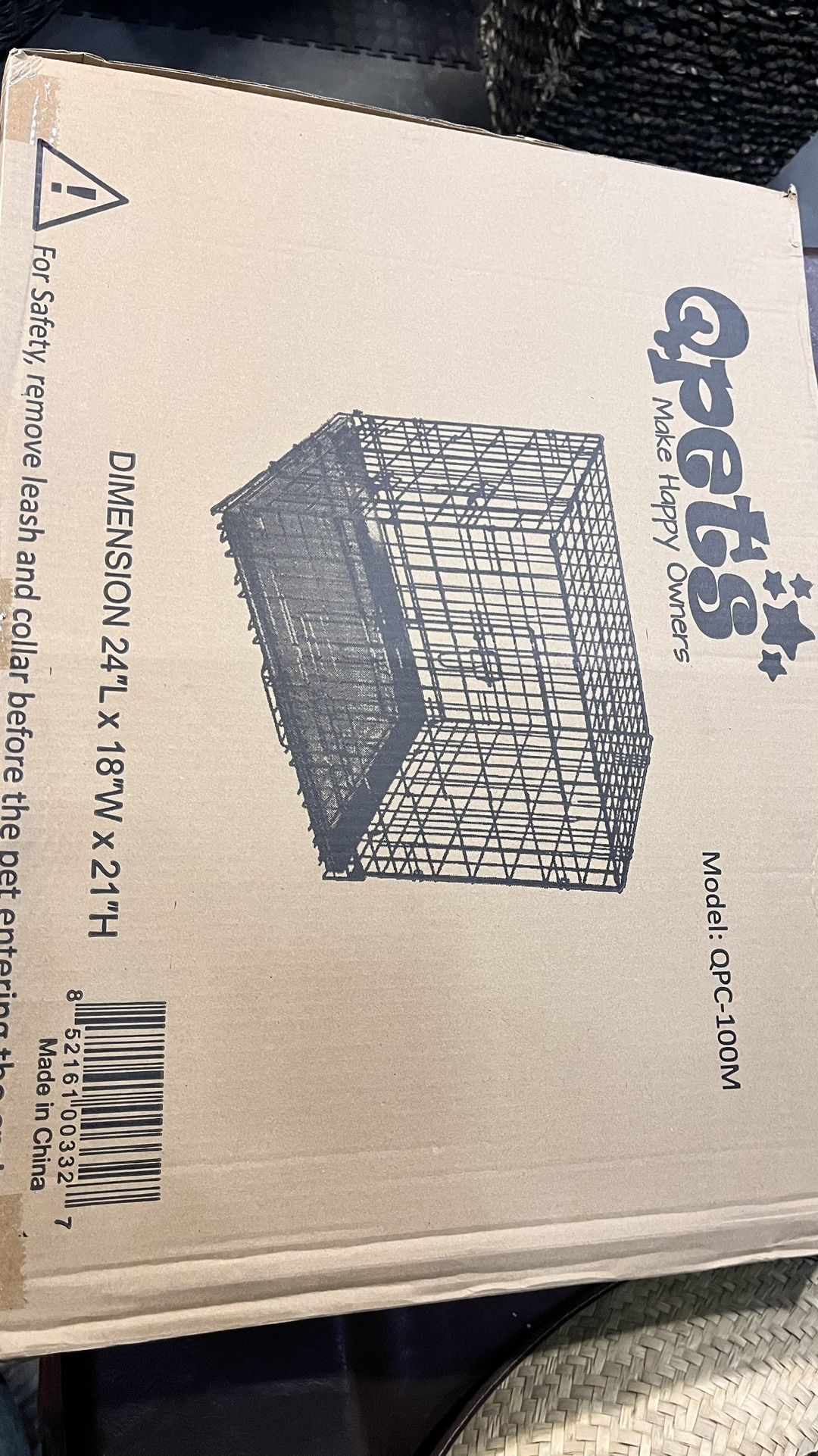 Qpets Dog Crate 24” – New in Box”
