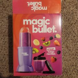 Selling My: Magic Bullet With TO GO lid - Violet Color GOOD CONDITION 