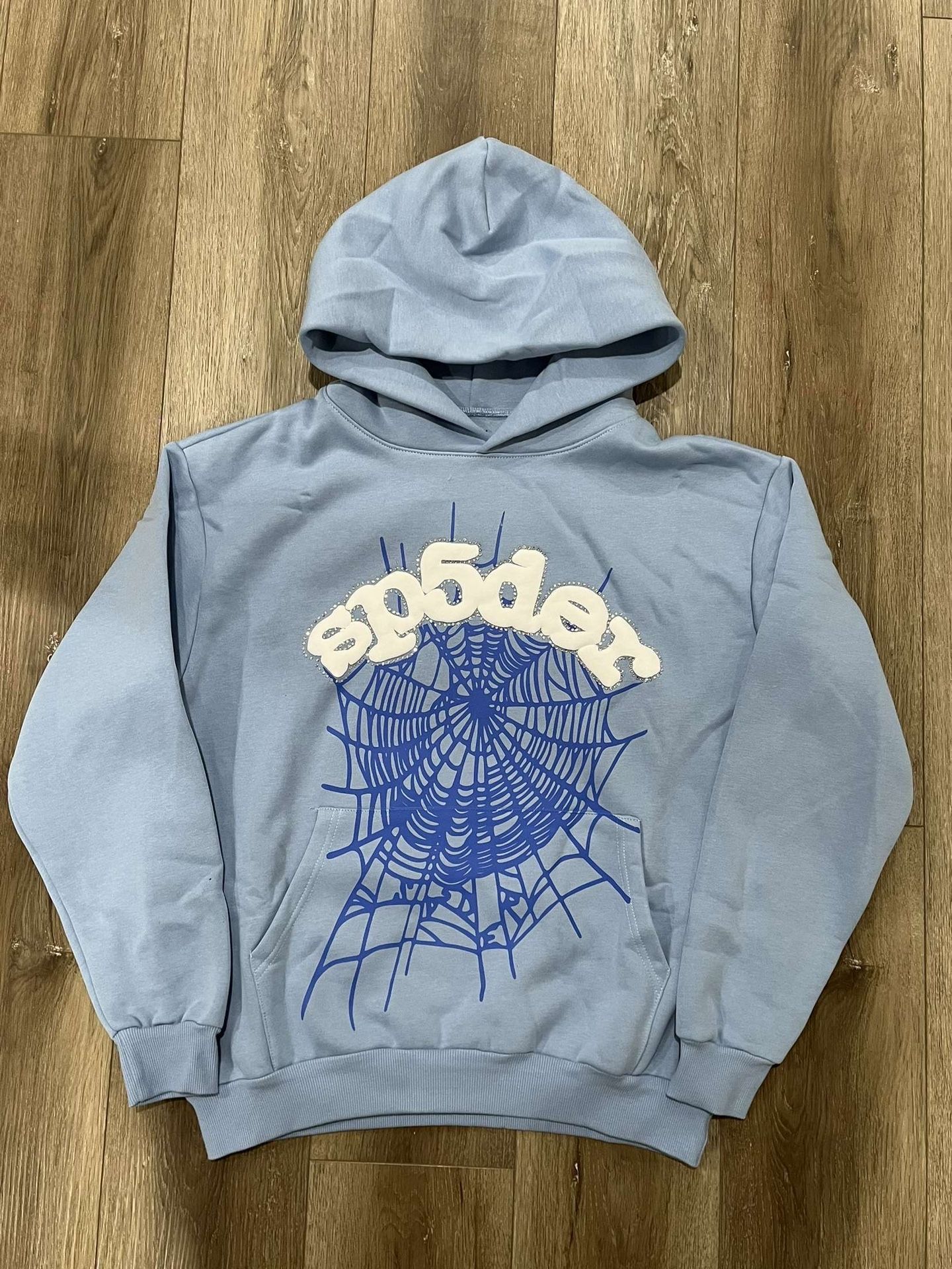 Baby blue Spyder hoodie