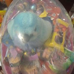Easter Egg With Plush Chirping Bird And Lots Of Candy