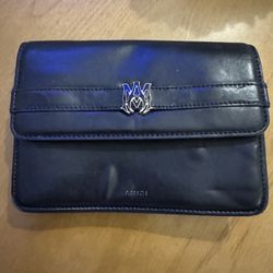 Amiri Leather Small Wallet Black Bag