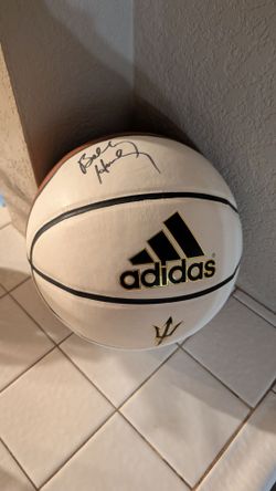 Bobby Hurley autographed ASU basketball