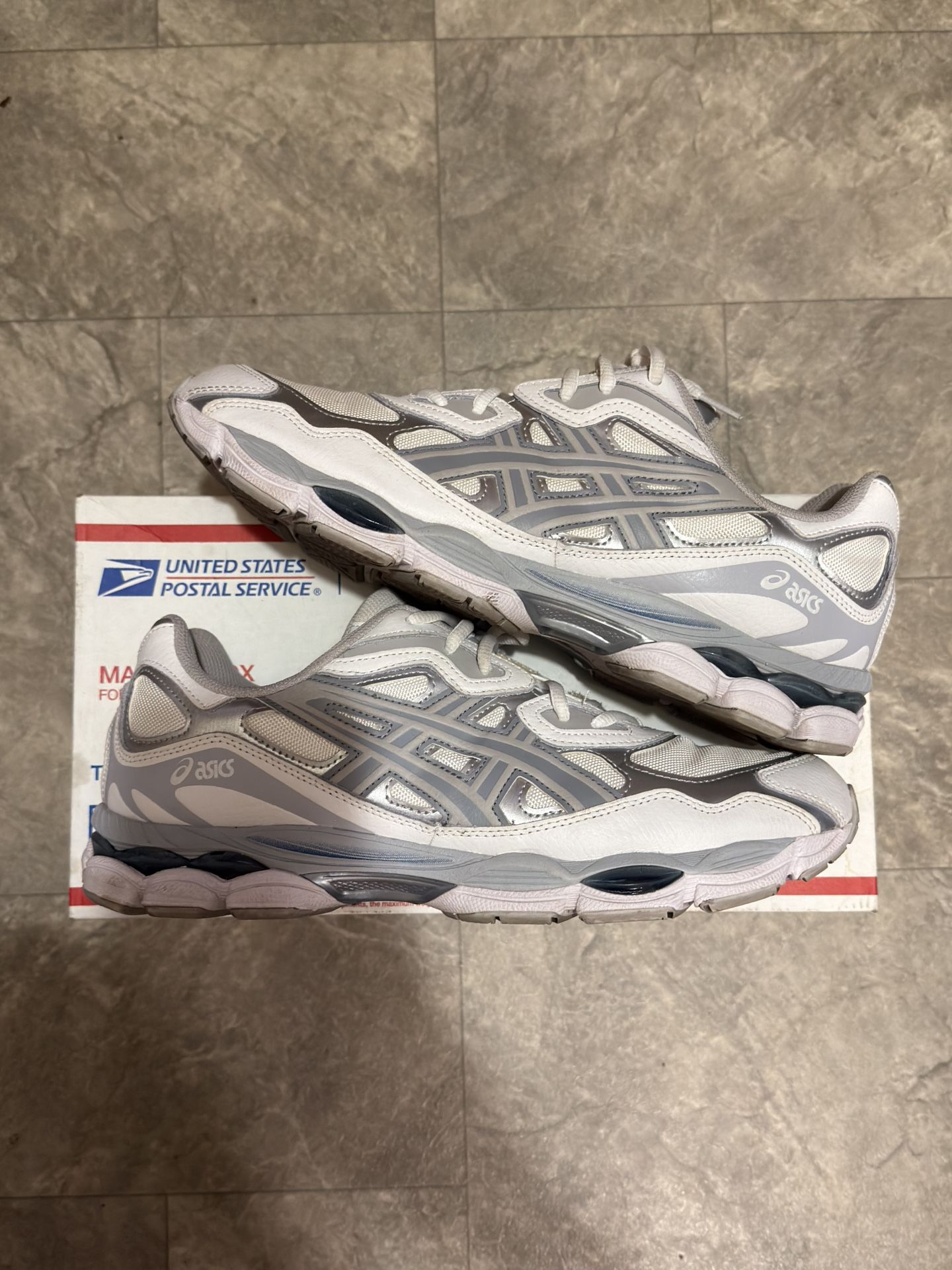 Asics Gel-NYC ‘White Oyster Grey’ Men’s Size 12 [1203A280-100]