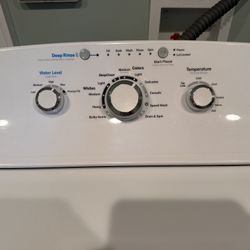 GE Top Load Washer And Electric Dryer