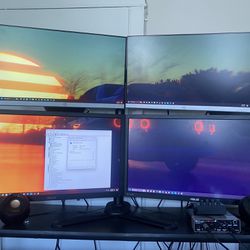 VIDEO CARD AND 4 SCREENS (GeForce RTX 3060)