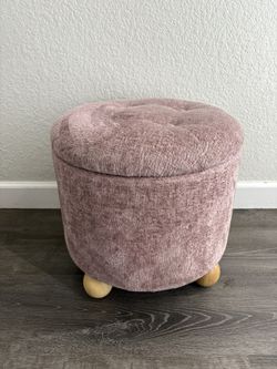 round storage ottoman 