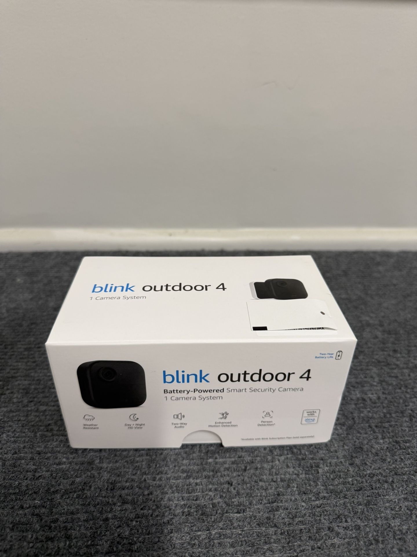 Blink Outdoor 4 Smart Security Camera System – 1080p HD, 2-Way Audio, Night Vision Brand New