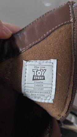 Toy Story Woody Brown Boots, size 10c