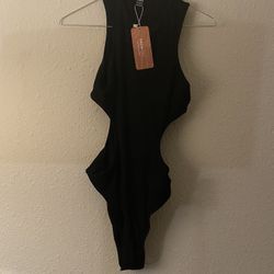Shein Cutout Side Solid Body Suit