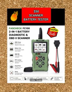Amazing scanner battery tester relay